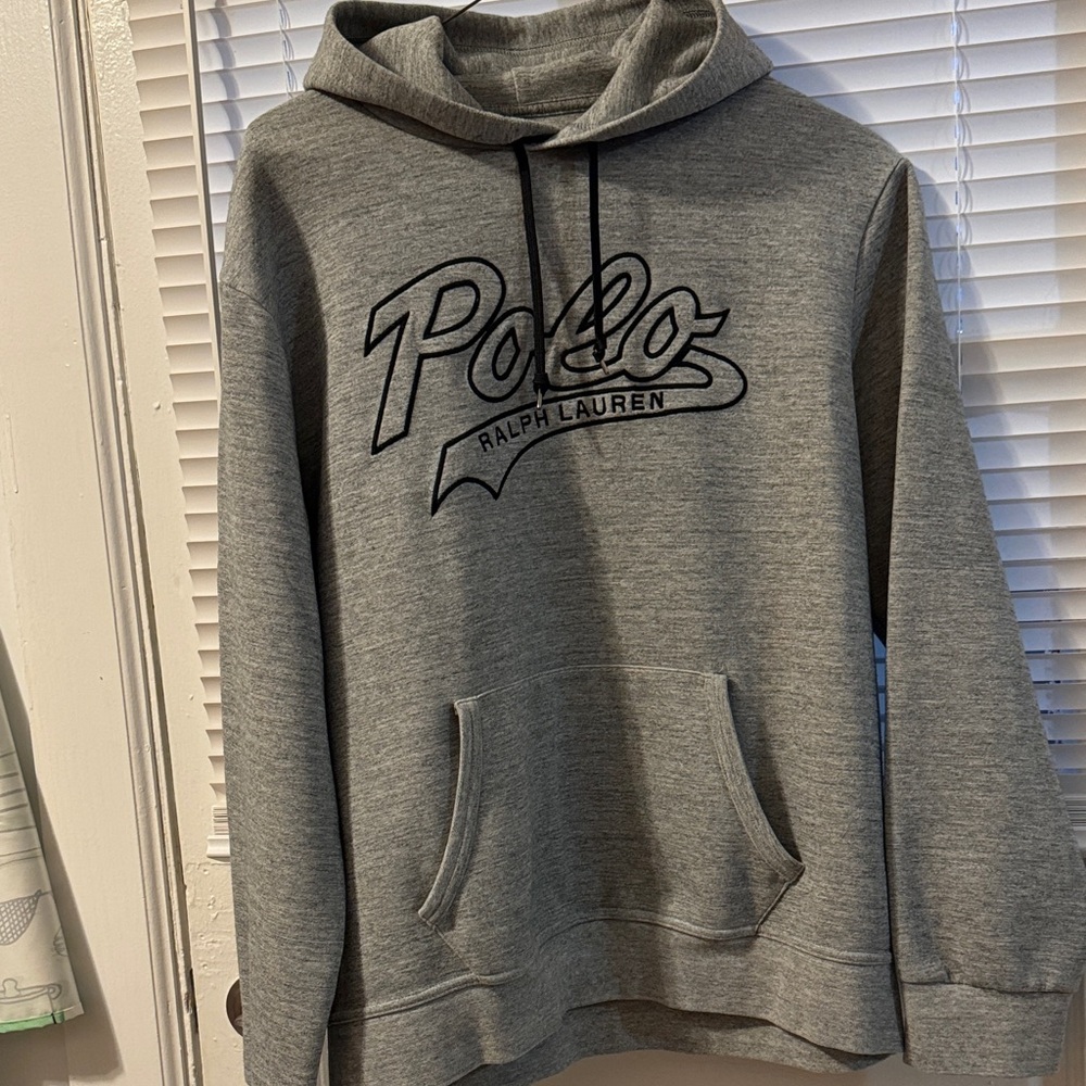 Polo by Ralph Lauren Heather Gray Pullover Hoodie